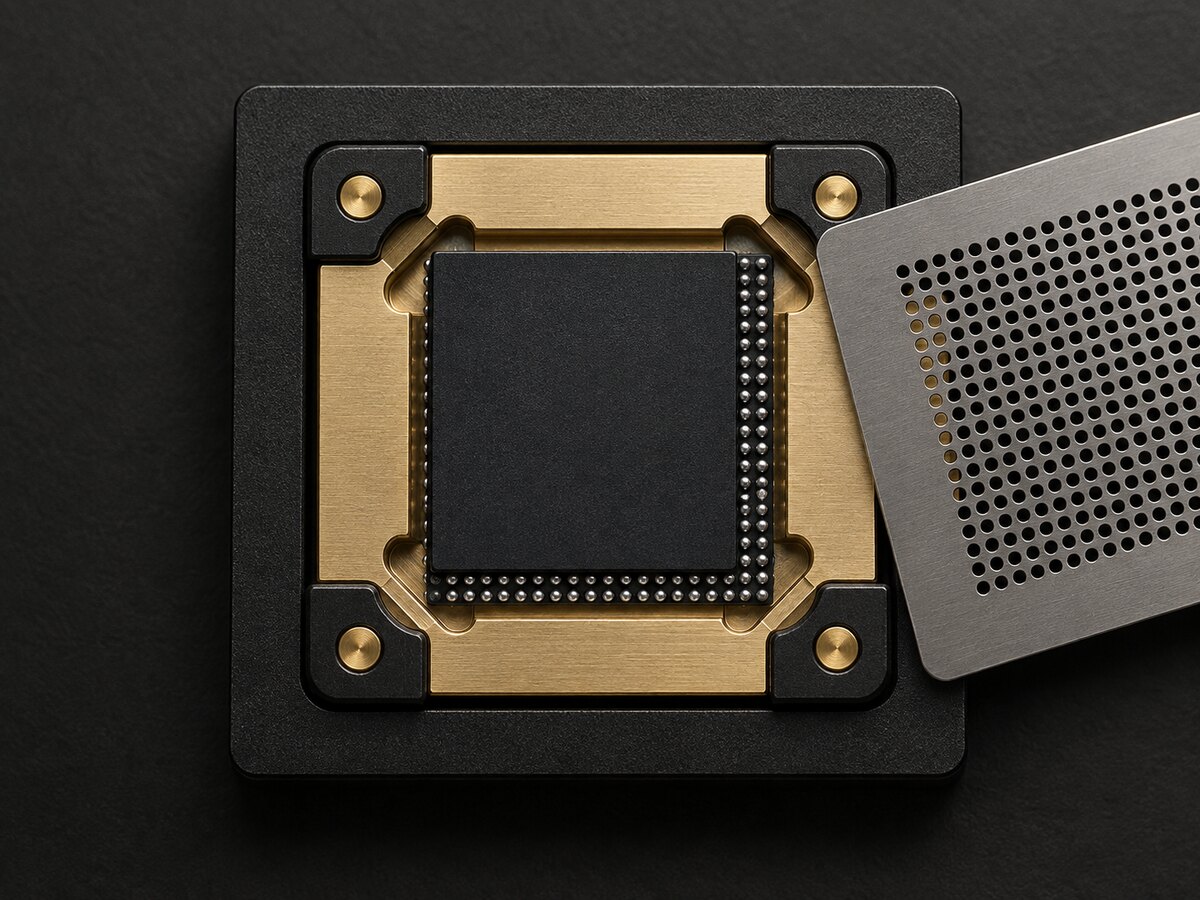 Mémoire NAND - microsoudure à Poissy